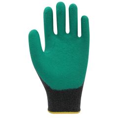 Beybi PL-17 FLEX-Y 1/2 Crinkle Lateks Kaplı Kaplı Likralı Polyester Örme Astar  A Kesilme Dirençli İş Eldiveni EN388 3121A