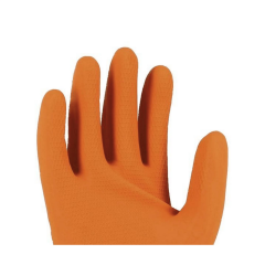 Starline STL-55 Doğal Kauçuk Kimyasal Eldiven  Kalınlık : 0,55mm Uzunluk : 300mm EN388-1010X EN ISO 374-1 AKLMNPST EN374-5