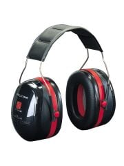 3M™ PELTOR Optime III Manşonlu Kulaklık 35 dB Siyah/Kırmızı Kafa Bantlı