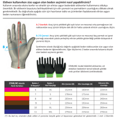 Starline Driver-Y Bufalo Cilt Deri Montaj Eldiveni Astarsız EN388-2X11X