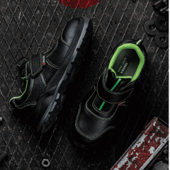 Segura Vezuv SGR-31 S2 SRC Siyah Baskılı Deri Cırtlı Bağcıklı Çelik Burun İş Ayakkabısı