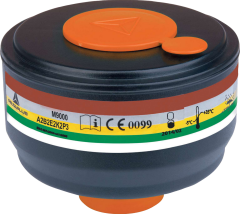 Delta Plus M900 Abek2P3 Tam Yüz Maskeler İçin A2B2E2K2P3 Filtre 4'Lü Paket