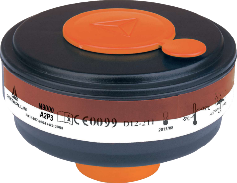 Delta Plus M900 A2P3 A2P3 Tam Yüz Maskeler İçin A2P3 Filtre 4'Lü Paket