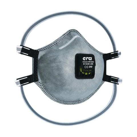Era Profesyonel Serisi 7310 AC V FFP3 NR D Ventilli Aktif Karbonlu Kaynak Duman Koku ve Toza Uygun Maske 10'lu Paket