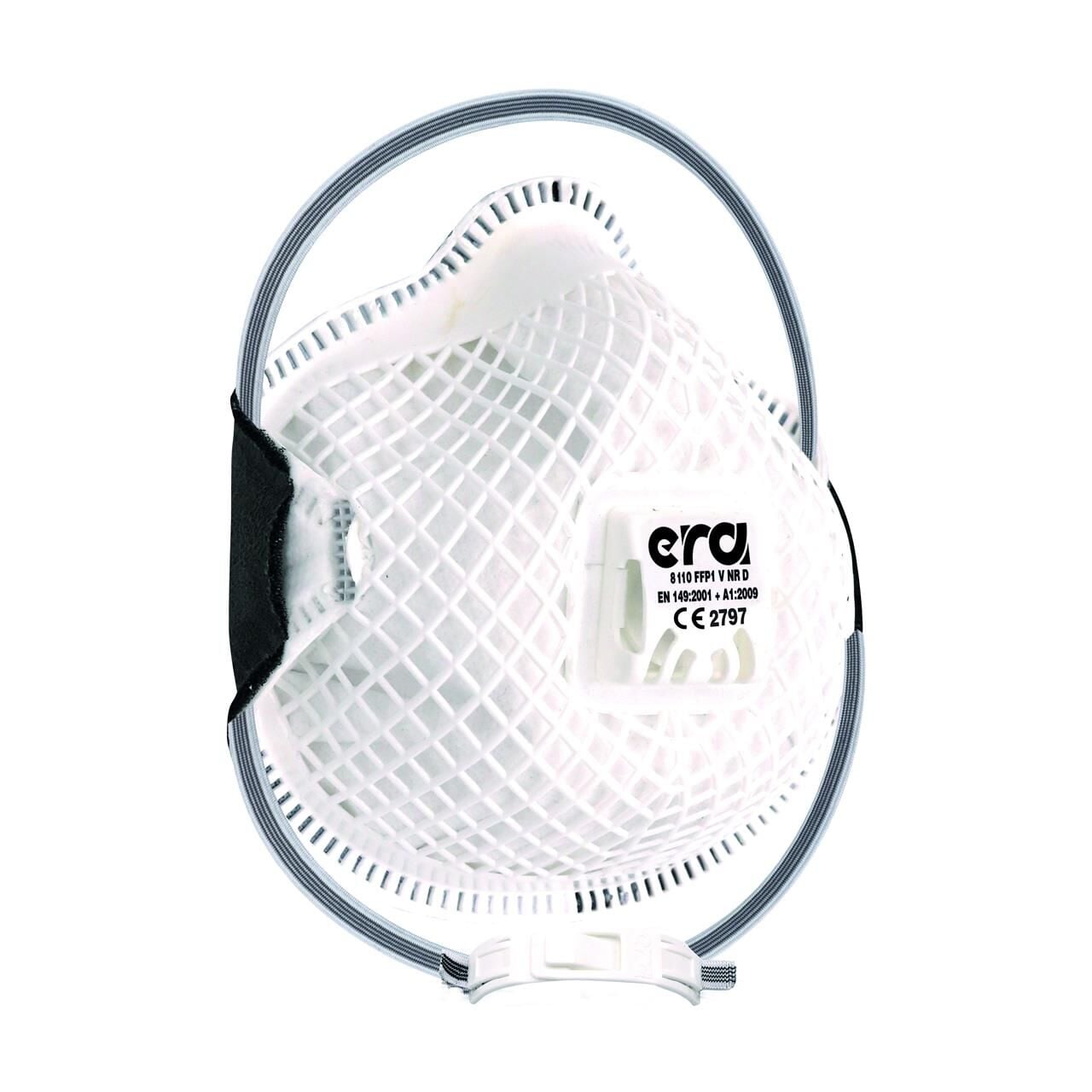 Era Eraflex Serisi 8810 AC V FFP1 NR D Ventilli Aktif Karbonlu Kaynak Duman Koku ve Toza Uygun Maske 10'lu Paket