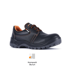 Mekap Policap 106 S2 SRC Baskılı Deri Fiberglass Burun İş Ayakkabısı