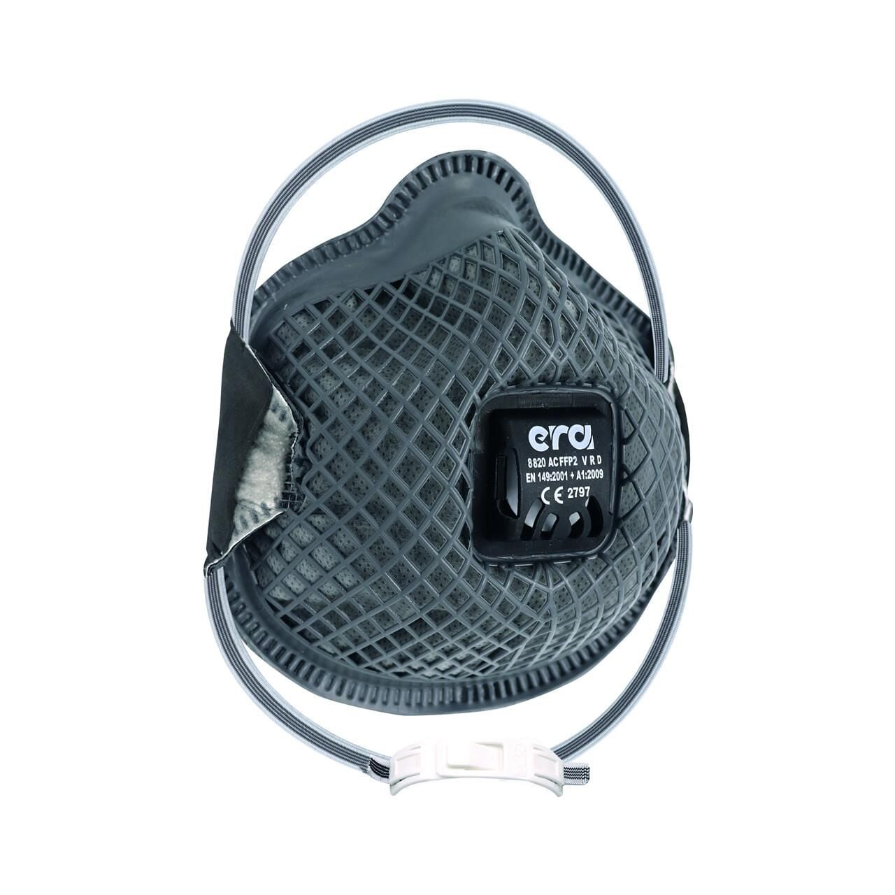 Era Eraflex Serisi 8820 AC V FFP2 NR D Ventilli Aktif Karbonlu Kaynak Duman Koku ve Toza Uygun Tekrar Kullanılabilir Re Use Maske 10'lu Paket